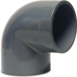 Profec Kolano 90° PVC-U 32 mm KW 16bar szary